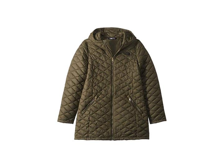 The North Face Kids Thermoballtm Parka (little Kids/big Kids) (new Taupe Green) Girl's Coat