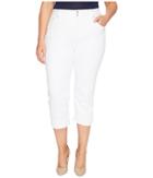Lucky Brand Plus Size Emma Crop Jeans In Clean White (clean White) Women's Jeans