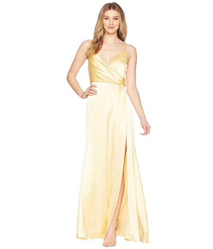 Jill Jill Stuart Satin Back Crepe Slip Dress (meringue) Women's Dress
