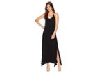 Michael Stars Cotton Modal Long Strappy Dress (black) Women's Dress