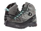 Salomon X Alp Mid Ltr Gtx (shadow/castor Gray/aruba Blue) Women's Shoes