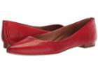 Frye Sienna Ballet (red Polished Soft Full Grain) Women's Flat Shoes