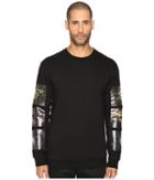 Dbyd City Printed Sleeve Sweatshirt (black) Men's Sweatshirt