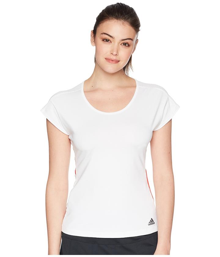 Adidas Barricade Tee (white) Women's T Shirt