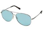 Michael Kors 0mk5016 (shiny Silver/teal Solid) Fashion Sunglasses