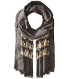 Collection Xiix Glitter Sequin Wrap (black) Scarves