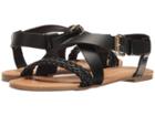 Report Ginjer (black Synthetic) Women's Sandals