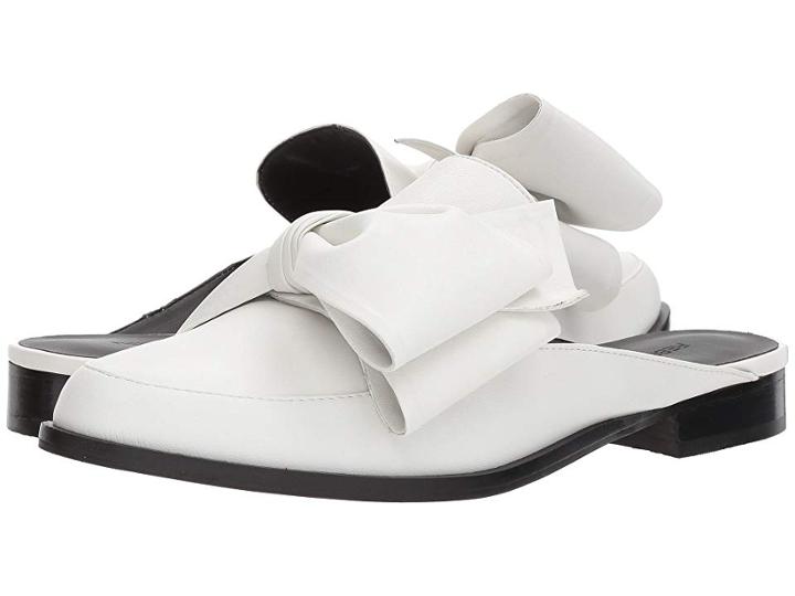 Rebecca Minkoff Mabel (optic White Deluxe) Women's Clog/mule Shoes
