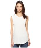 Alternative Inside Out Slub Sleeveless T-shirt (vintage White Reactive) Women's Sleeveless