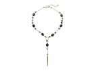 Chan Luu Semi-precious Stone Short Dagger Necklace (black Mix) Necklace