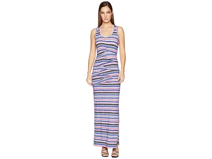 Nicole Miller Vanessa Tidal Pleat Maxi (multicolored) Women's Dress