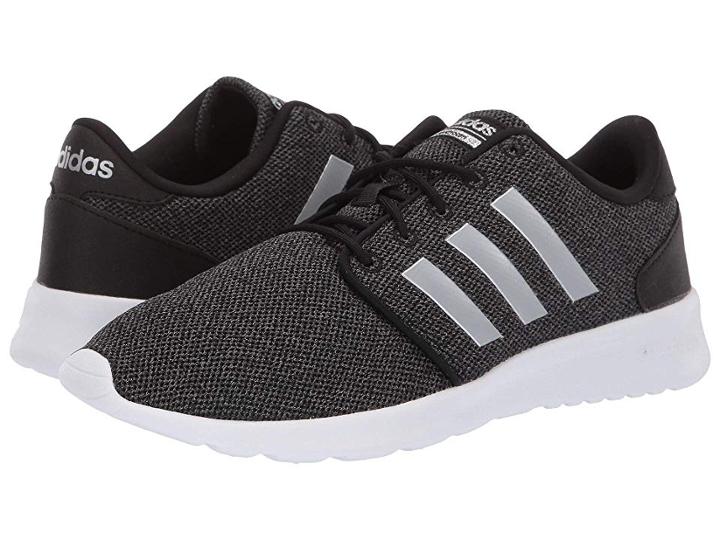 Adidas Cloudfoam Qt Racer (black/silver Metallic/grey Three) Women's Running Shoes