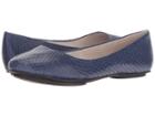 Miz Mooz Phaedra (dark Blue Snake) Women's Flat Shoes