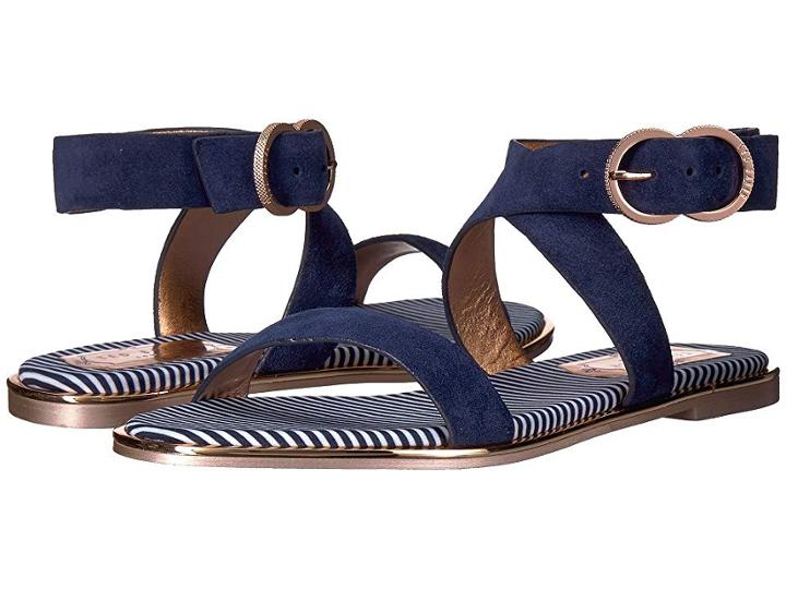 Ted Baker Qeredas (navy Suede) Women's Sandals
