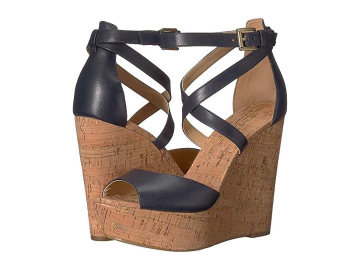 Michael Michael Kors Gabriella Wedge (admiral Vachetta/cork) Women's Wedge Shoes
