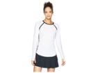 Eleven By Venus Williams Tangle Long Sleeve (white) Women's Clothing