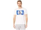 Calvin Klein Jeans Halo Ck Chest Print Short Sleeve Crew Tee (brilliant White) Men's T Shirt