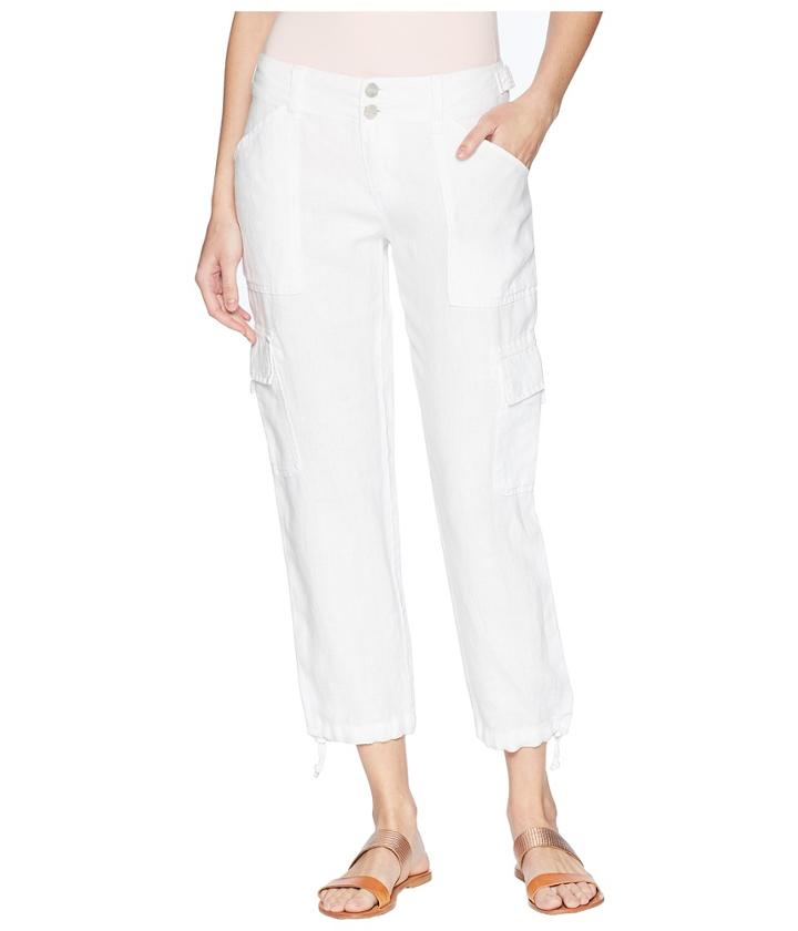 Sanctuary Terrain Linen Crop Pants (white) Women's Casual Pants
