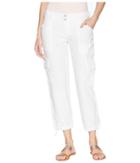 Sanctuary Terrain Linen Crop Pants (white) Women's Casual Pants