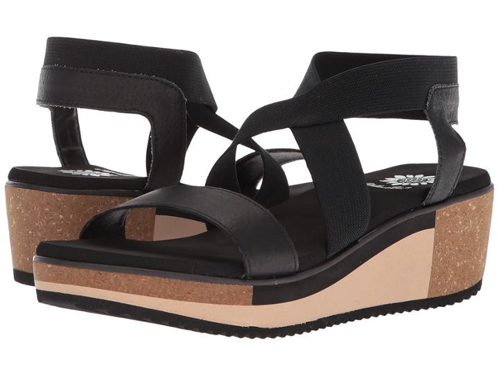 Yellow Box Janalee (black) Women's Wedge Shoes