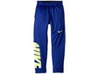 Nike Kids Therma Printed Training Pant (little Kids/big Kids) (deep Royal Blue/volt) Boy's Casual Pants