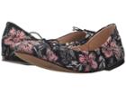 Sam Edelman Felicia (navy Multi Secret Garden Jacquard Fabric) Women's Flat Shoes