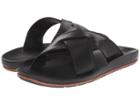 Frye Brent Cross Strap (black) Men's Sandals