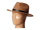 Brixton Messer Fedora (tan/black) Fedora Hats