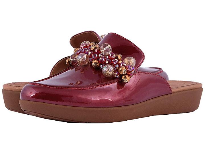 Fitflop Serene Deco (fire Red) Women's  Shoes