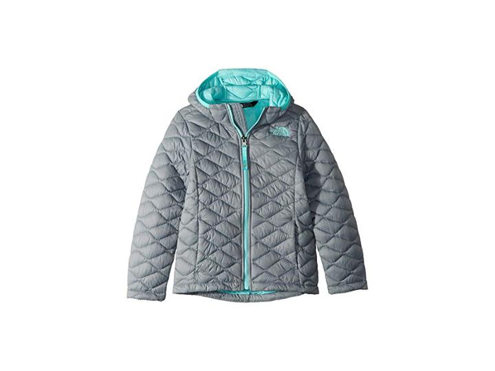 The North Face Kids Thermoball Hoodie (little Kids/big Kids) (mid Grey) Girl's Coat