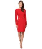 Nicole Miller Lane Loop Dress (lipstick Red) Women's Dress
