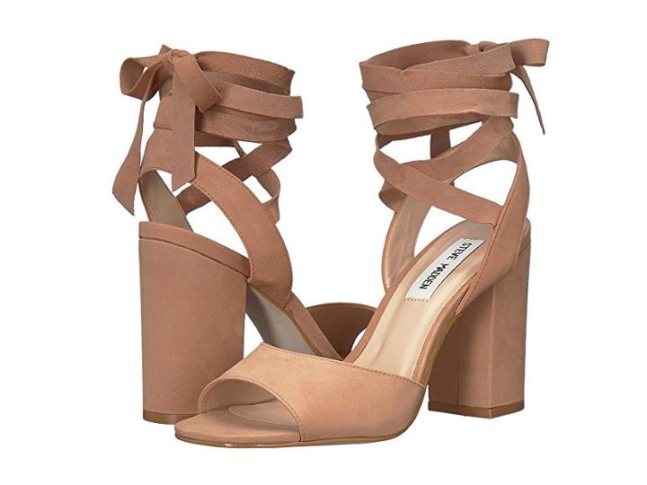 Steve Madden Kenny Heeled Sandal (camel Nubuck) High Heels