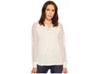 Ariat Lulu Lace Top (snow White) Women's Long Sleeve Pullover