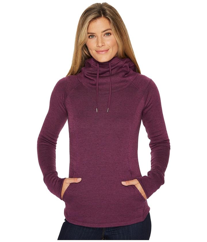 Marmot Tashi Hoodie (deep Plum Heather) Women's Sweatshirt