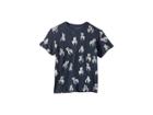 Chaser Kids Extra Soft Cotton All Over Peace Sign Print Short Sleeve Tee (toddler/little Kids) (shark) Boy's T Shirt