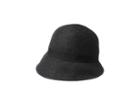 Scala Wool Felt Cloche With Buckle (charcoal) Caps