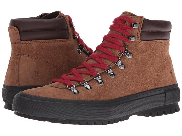 Frye Ryan Lug Hiker (fatigue Waxed Suede) Men's Lace Up Casual Shoes