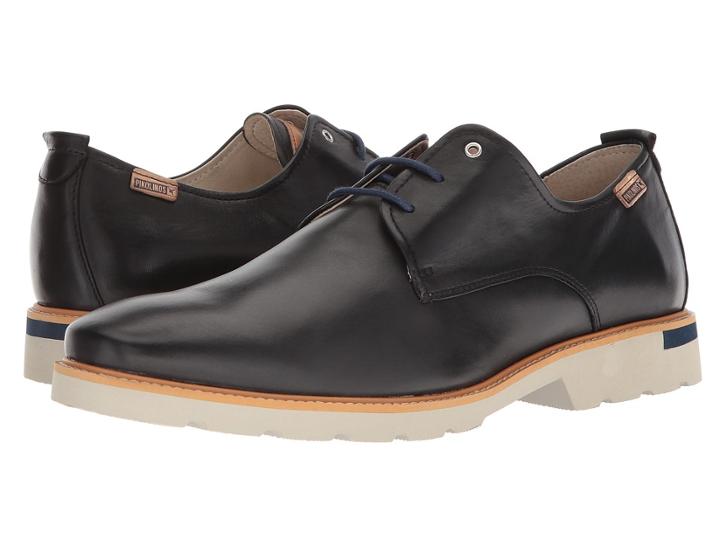 Pikolinos Salou M9j-4201 (black) Men's Lace Up Wing Tip Shoes