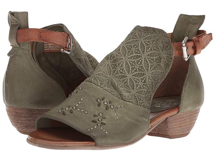 Miz Mooz Carey (olive) Women's Shoes