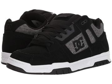 Dc Stag (black/grey/white) Men's Skate Shoes