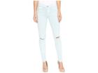Hudson Jeans Nico Mid-rise Skinny W/ Distress In Leaflet Destruct (leaflet Destruct) Women's Jeans