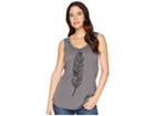 Roper 1771 Polyester Rayon Tank Top (grey) Women's Sleeveless