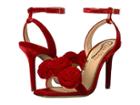 Charlotte Olympia Rositta (rose Red Velvet) Women's Shoes