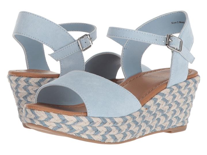 Dolce Vita Kids Wendy (little Kid/big Kid) (light Blue Microsuede) Girl's Shoes