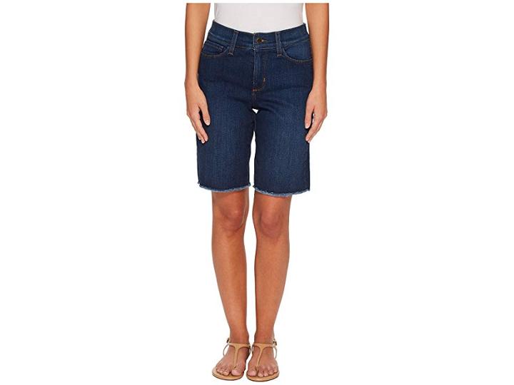 Nydj Petite Petite Briella Shorts W/ Fray Hem In Cooper (cooper) Women's Shorts