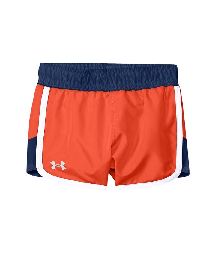 Under Armour Kids Fast Lane Shorts (little Kids) (rocket Red) Girl's Shorts