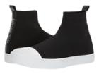 Neil Barrett Tech Knit Skater High Top Sneaker (black/white) Men's Shoes