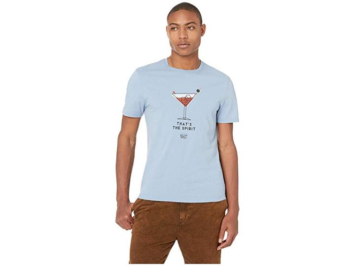 Original Penguin Thats The Spirit Tee (faded Denim) Men's T Shirt