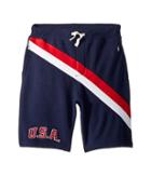 Polo Ralph Lauren Kids Terry Shorts (big Kids) (cruise Navy) Boy's Shorts