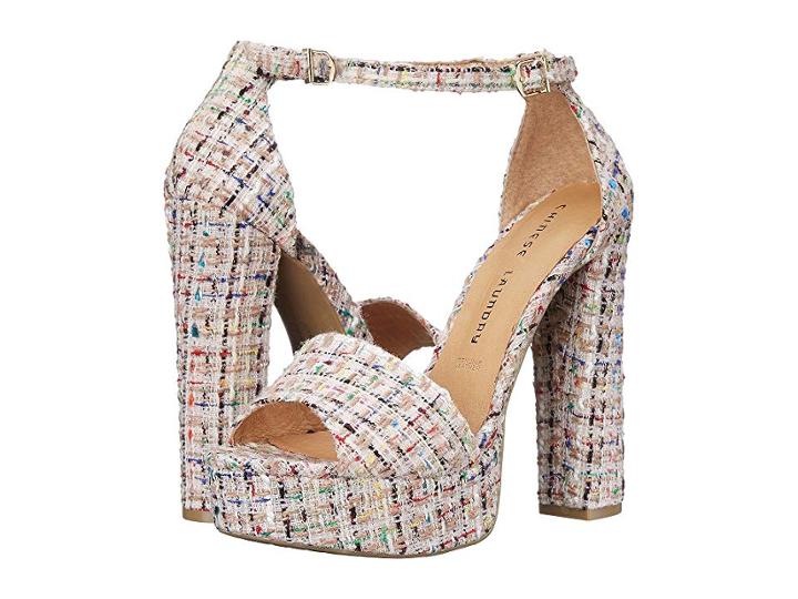 Chinese Laundry Avenue (pink Tweed) Women's Sandals